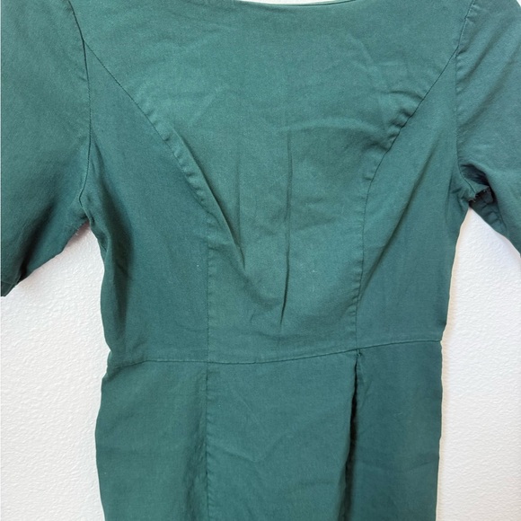 ModCloth Ritzy Wishes Sheath in Forest Dress Size Small - Picture 2 of 6